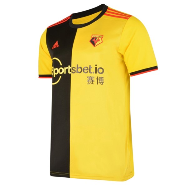 Camiseta Watford Replica Primera Ropa 2019/20 Amarillo